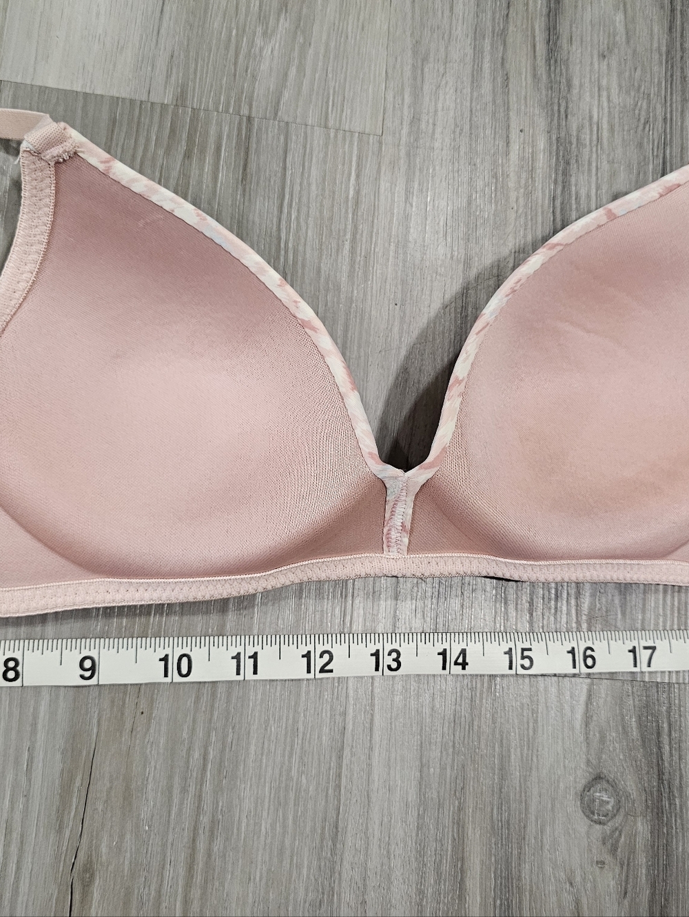 Jessica Simpson Light Pink Printed Wireless T-Shirt Bra - Picture 6 of 8